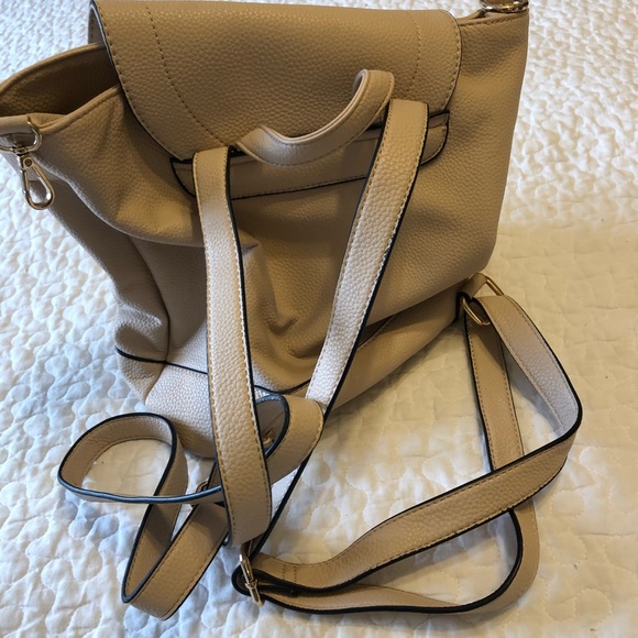 Cream backpack - Picture 2 of 4